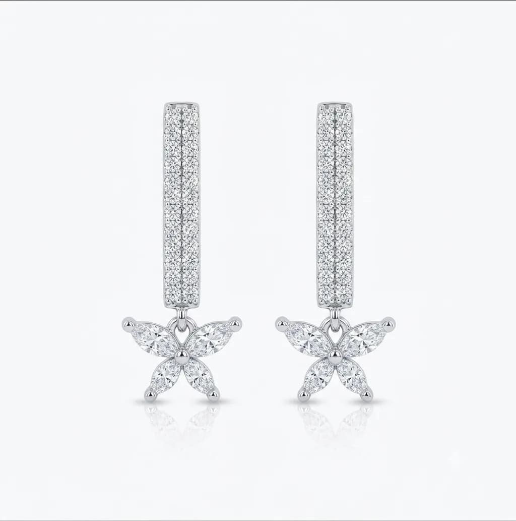 Butterfly Drop Earrings
