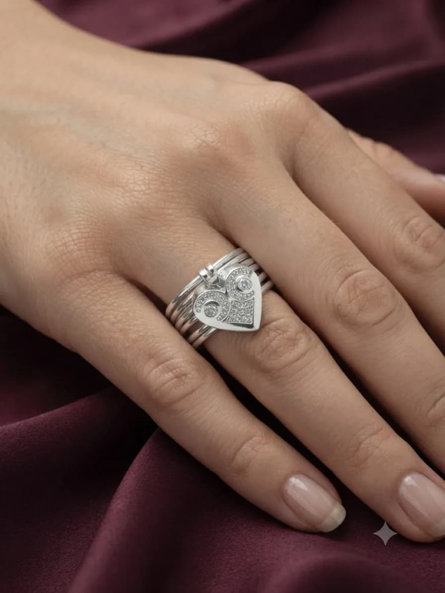 Celeste Infinity Cirque Bracelet and ring