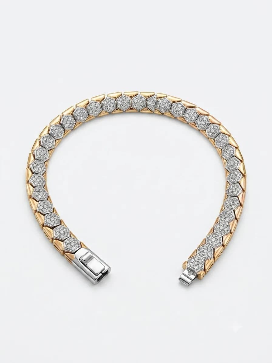 Honeycomb Link Bracelet