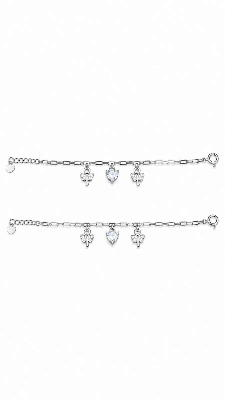 Celestial Butterfly Charm Anklet