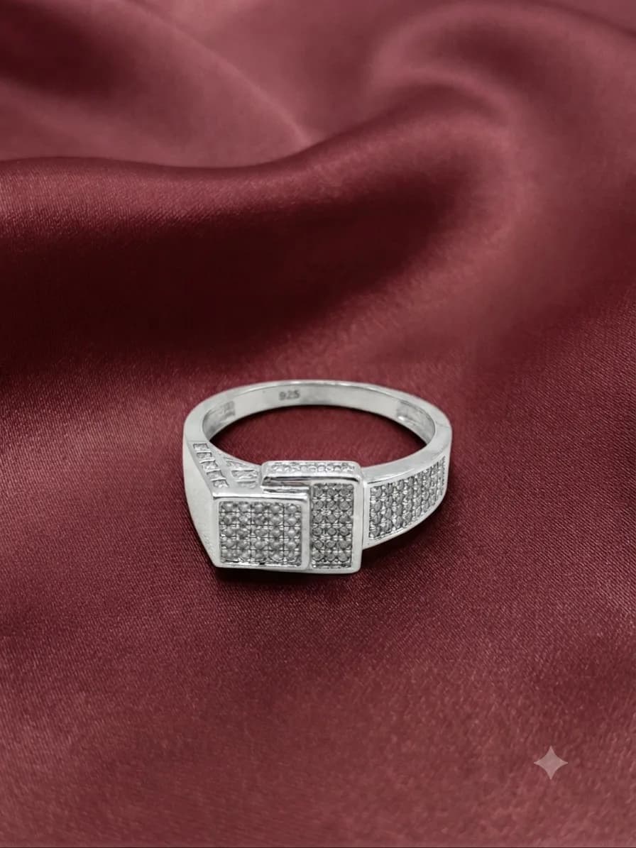 Silver Buckle Ring