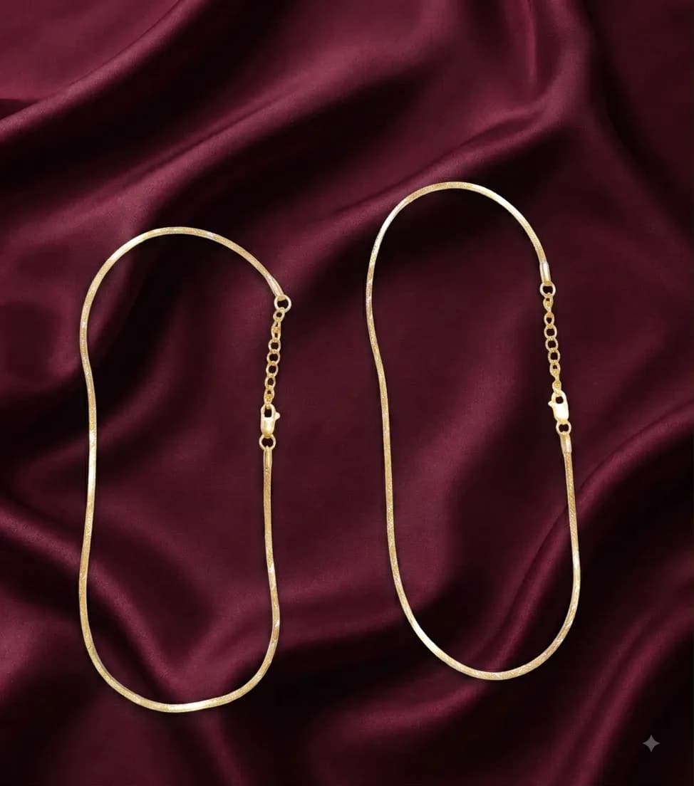 Gold Snake Chain Anklet