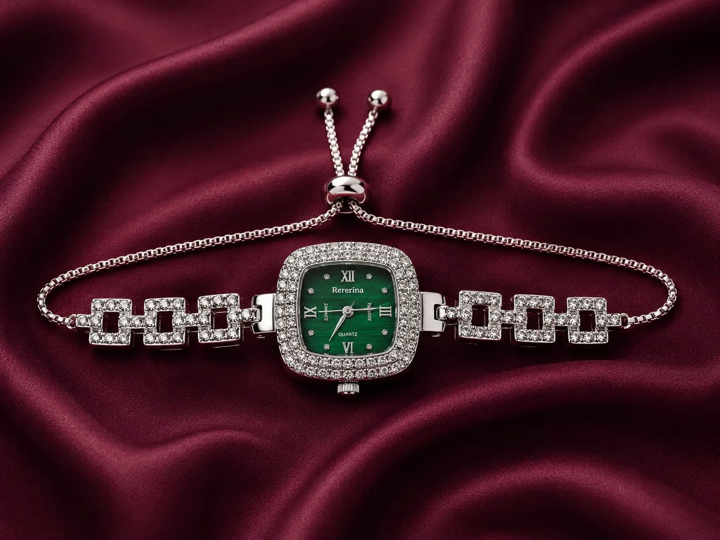 Emerald Luxe Crystal Watch