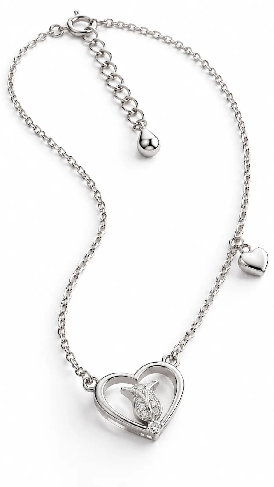 Eternal Heart Bloom Necklace