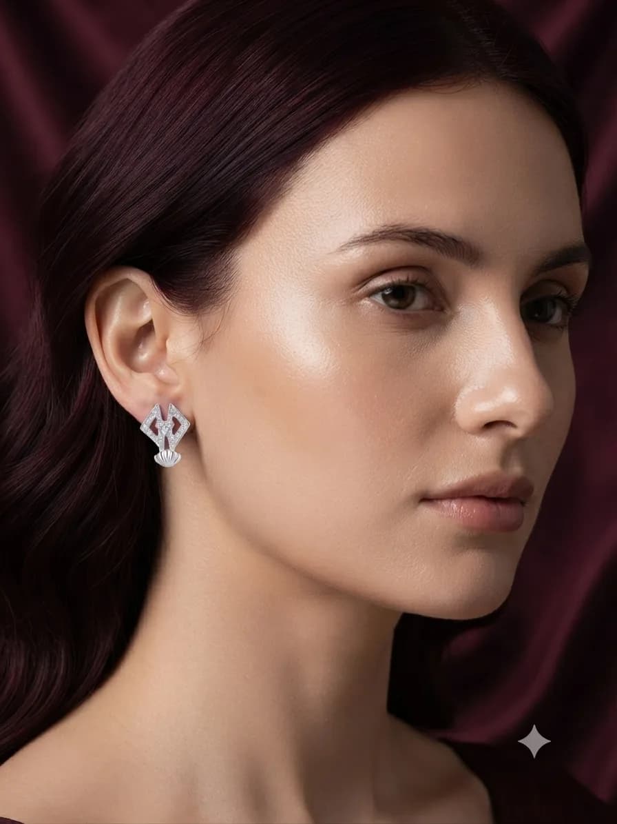 Luna Shell Spark Earrings