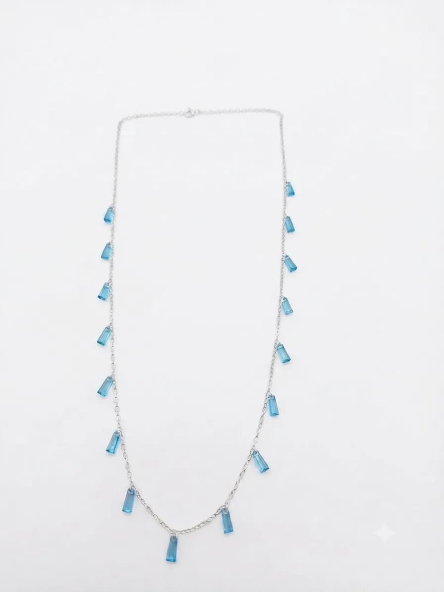 Azure Cascade Necklace