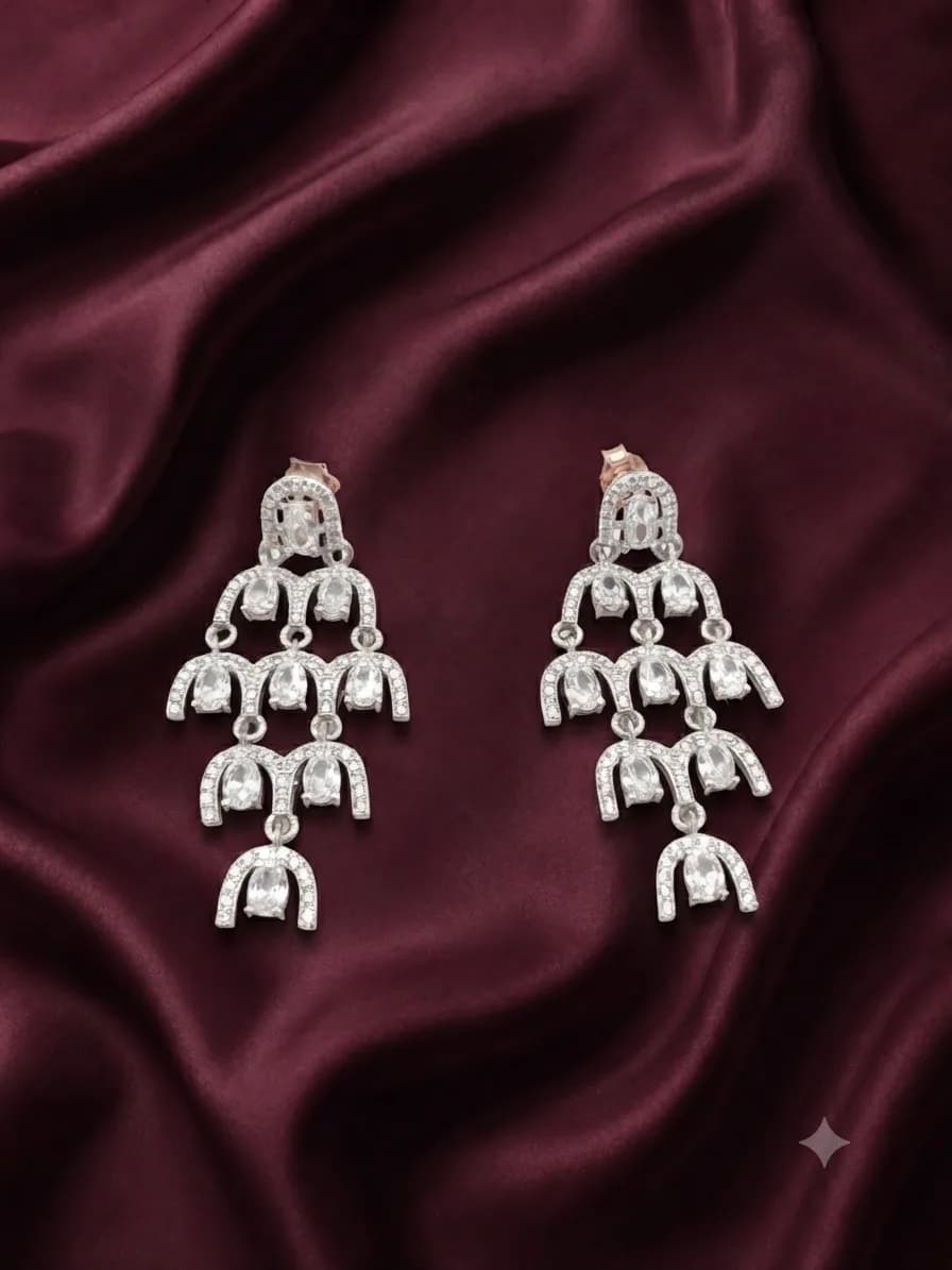 Celestial Cascade Chandelier Earrings