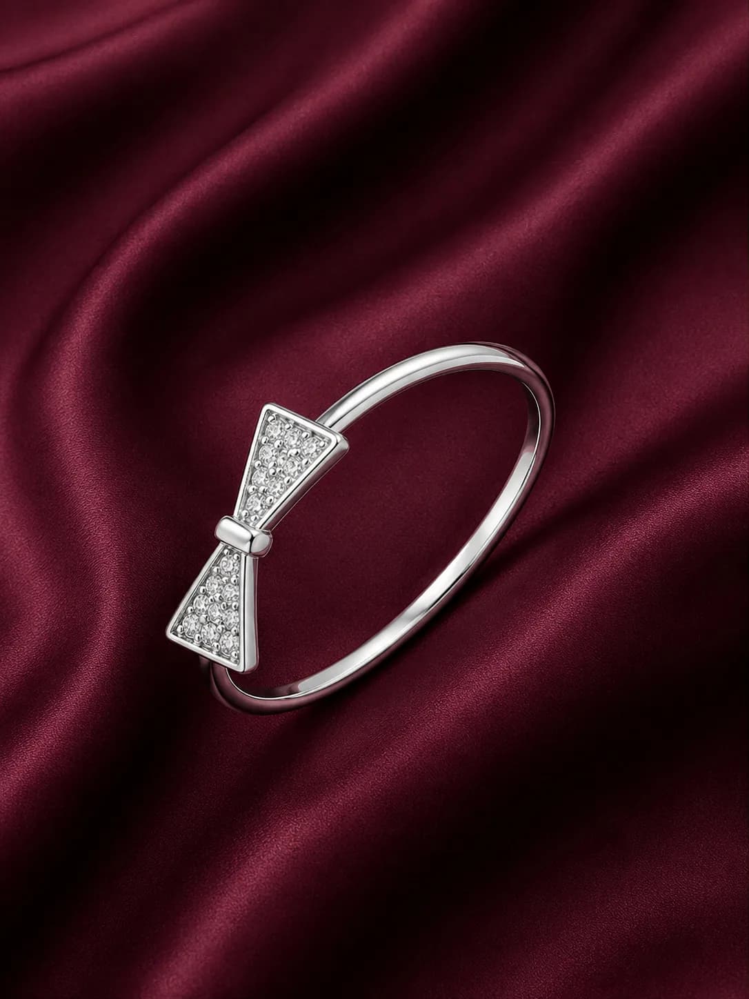 Élise Bow Sparkle Ring