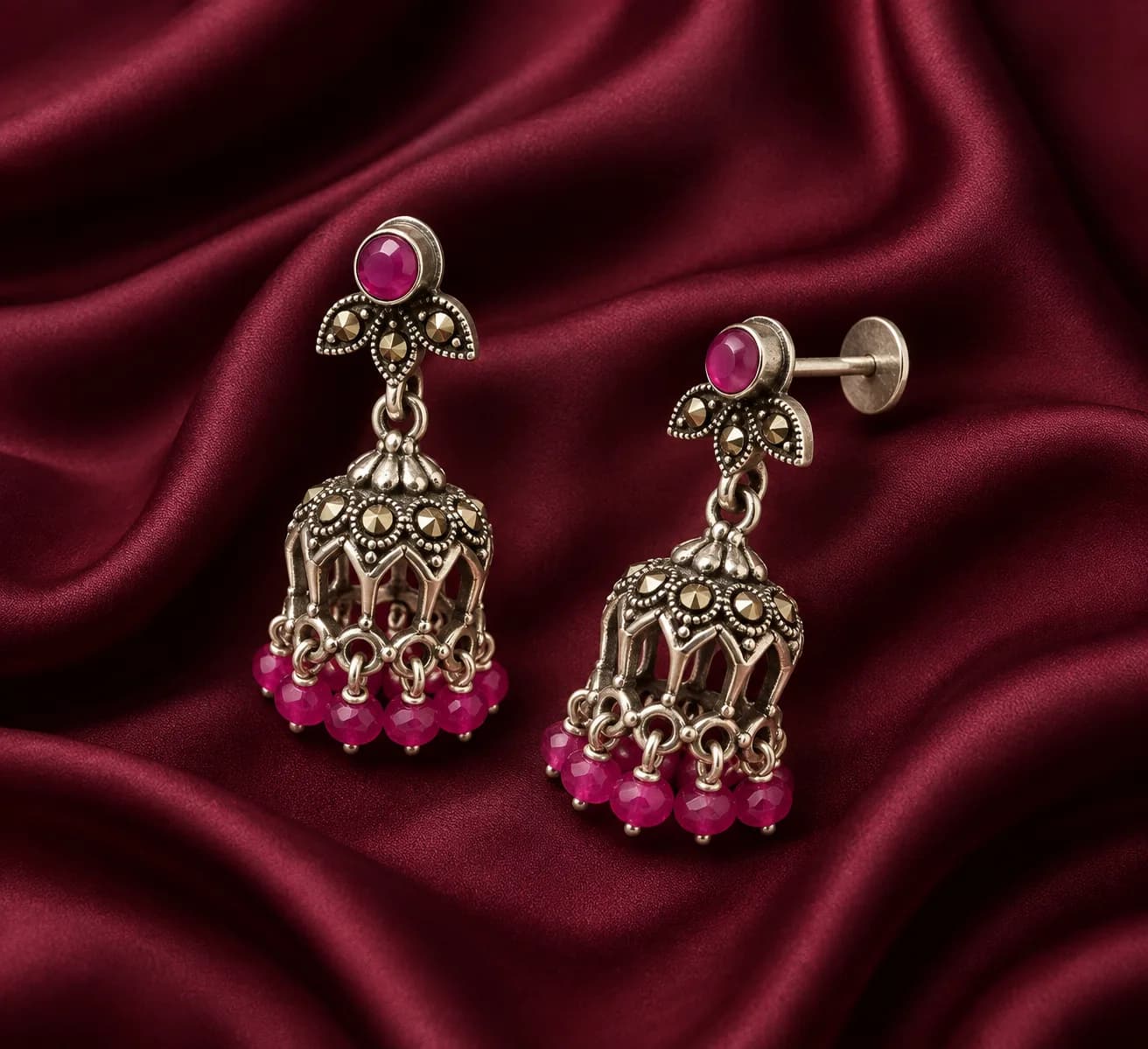 Silver Heritage Earring