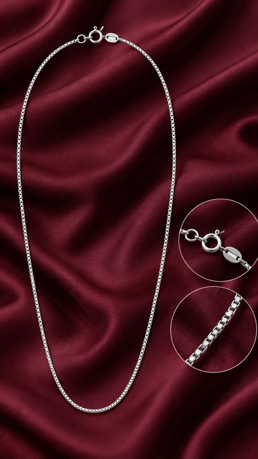 Silver Sleek Box Chain