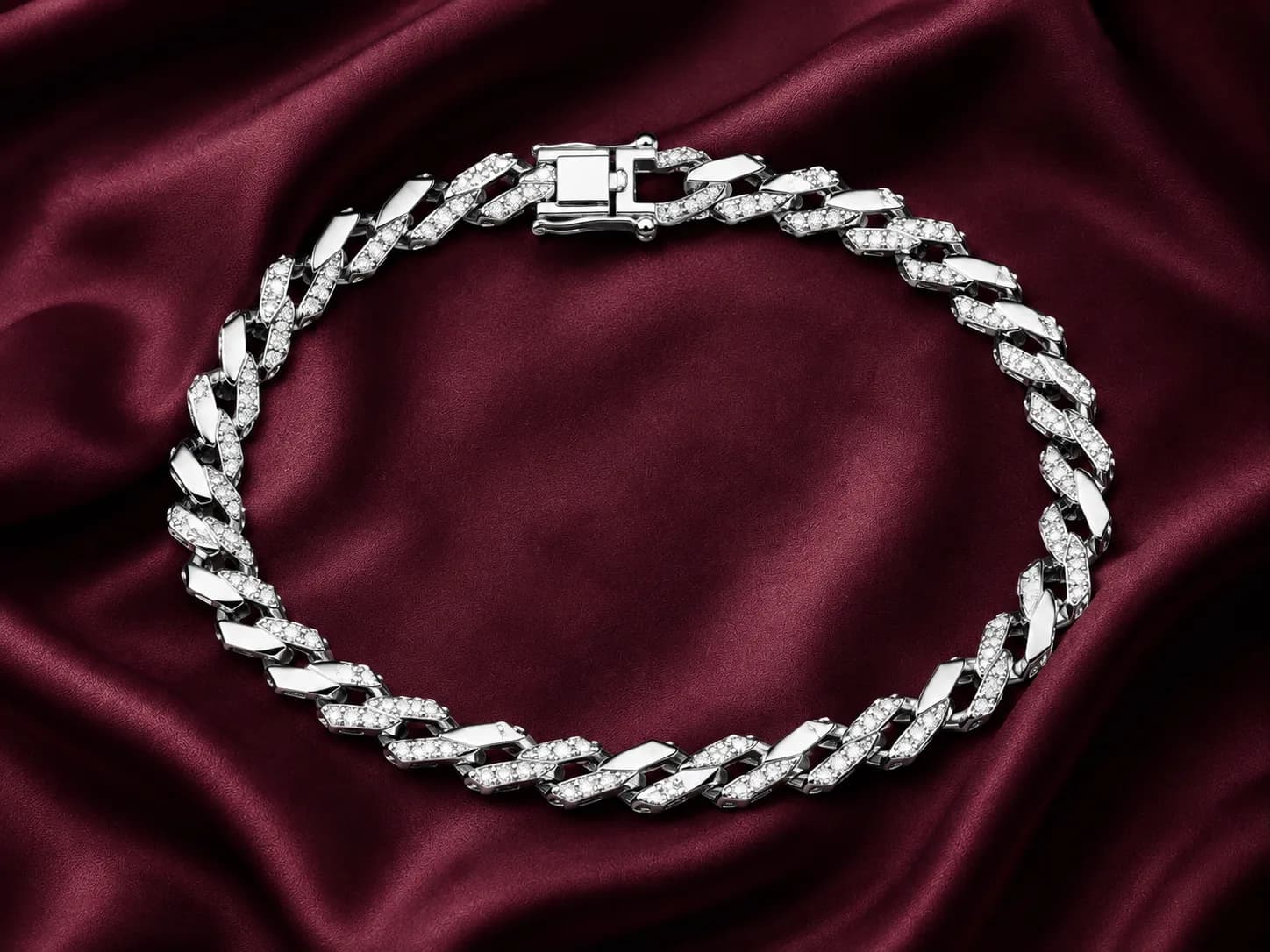 Premium Sparkling Cuban Link Bracelet