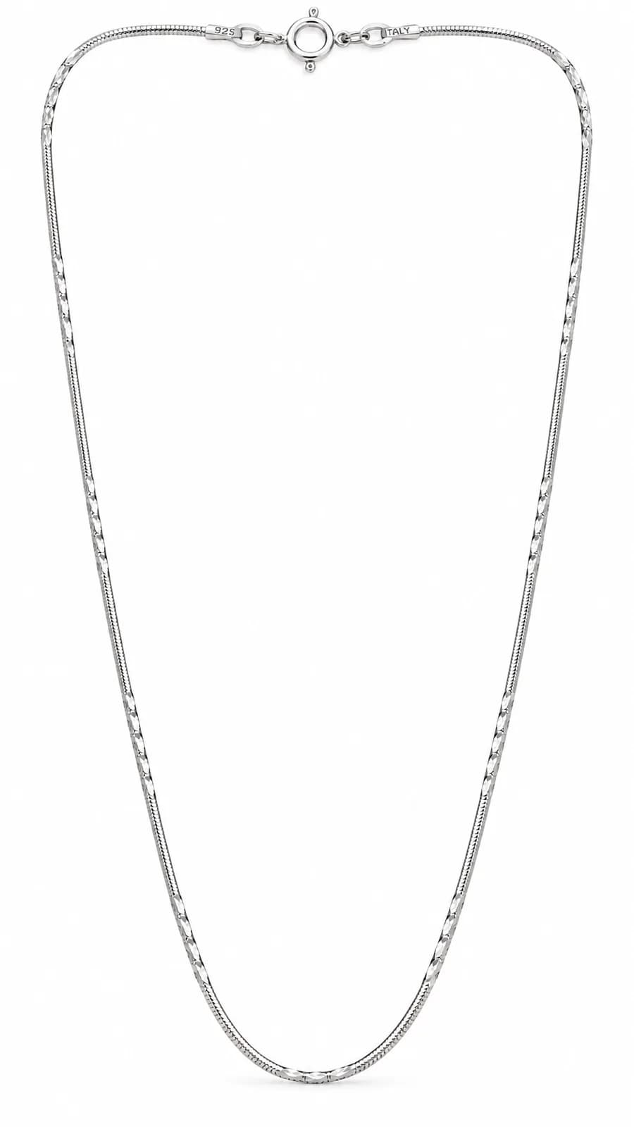 Silver Textured Luxe Chain