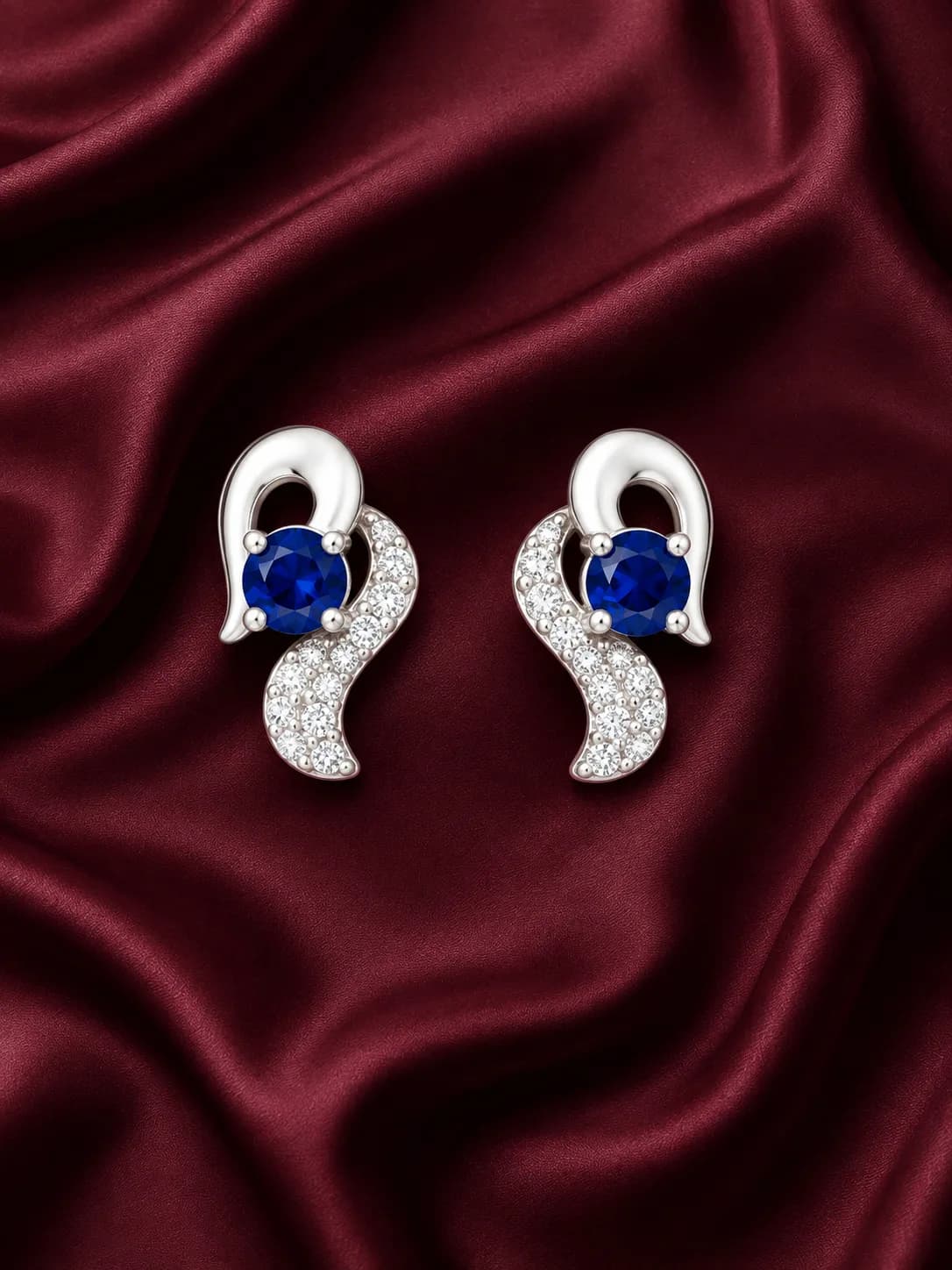 S-Curve Stud Earrings