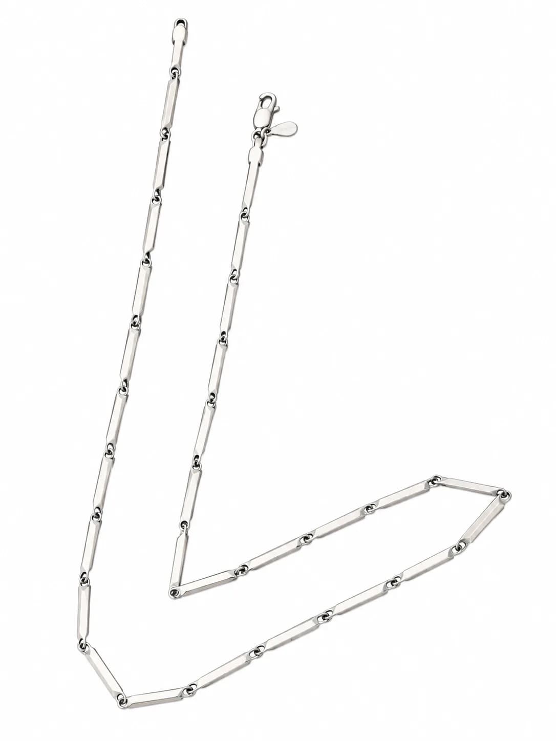 Sterling Bar Link Chain