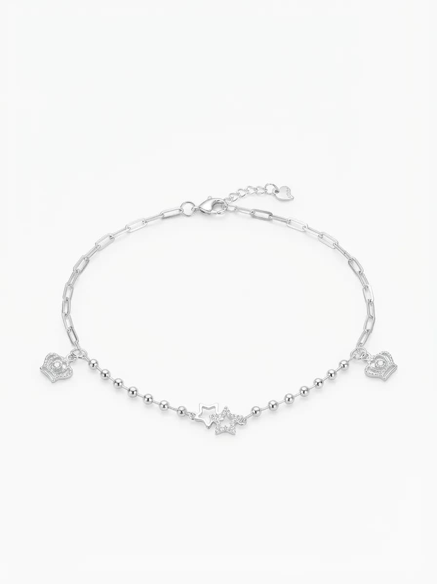 Celeste Twin Star Anklet