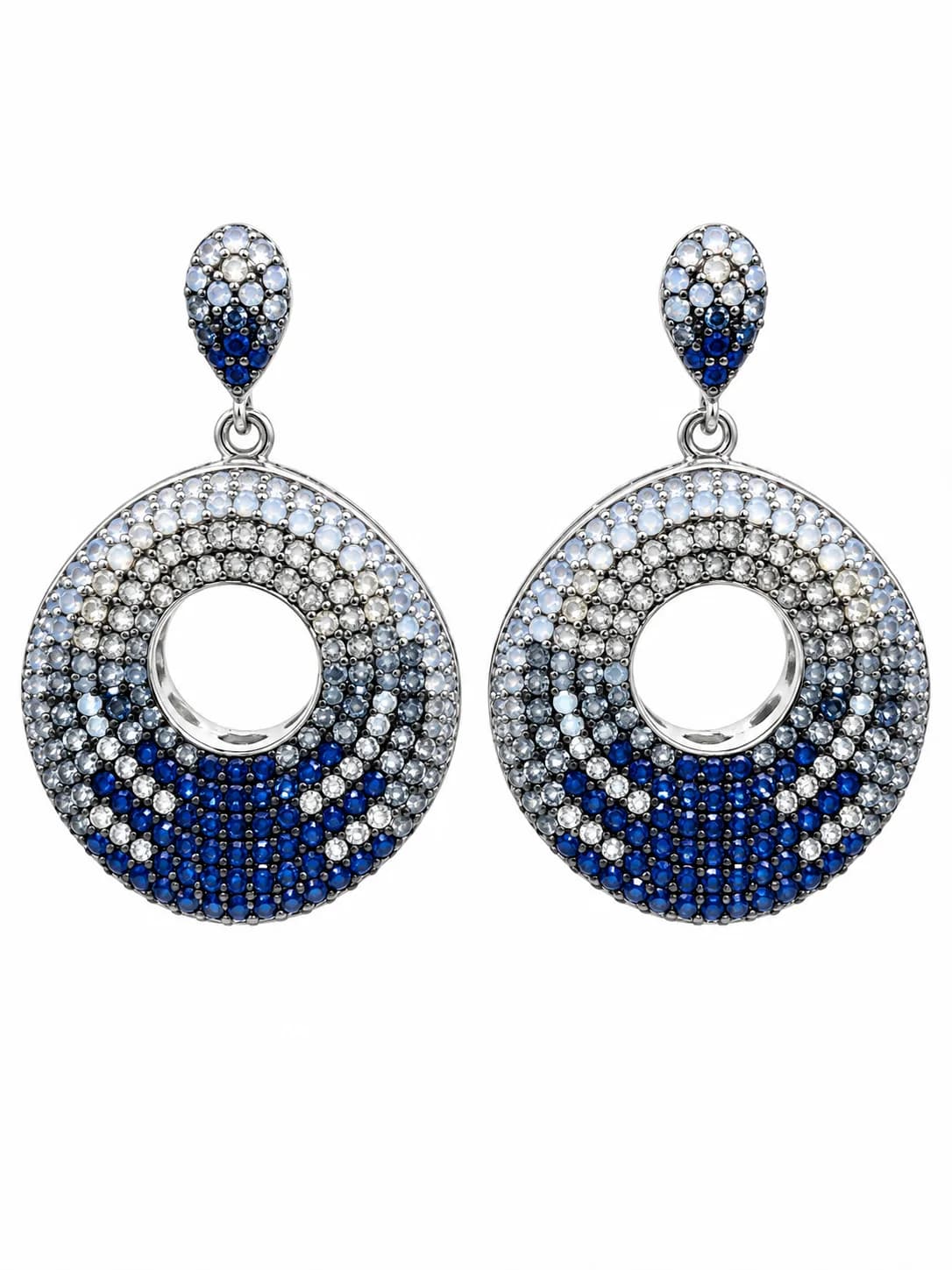 The Celestial Ombré Pavé Hoops