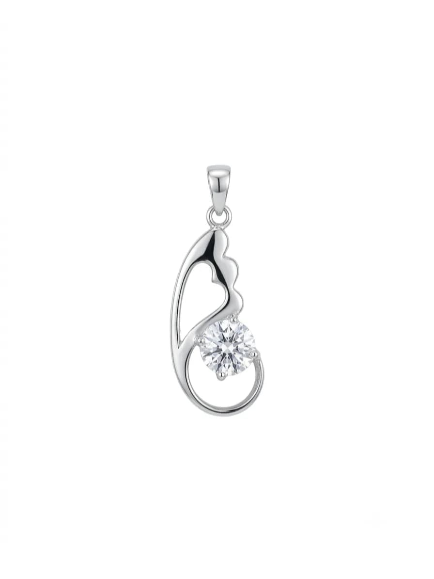 Celestial Sparkle Silver Pendant