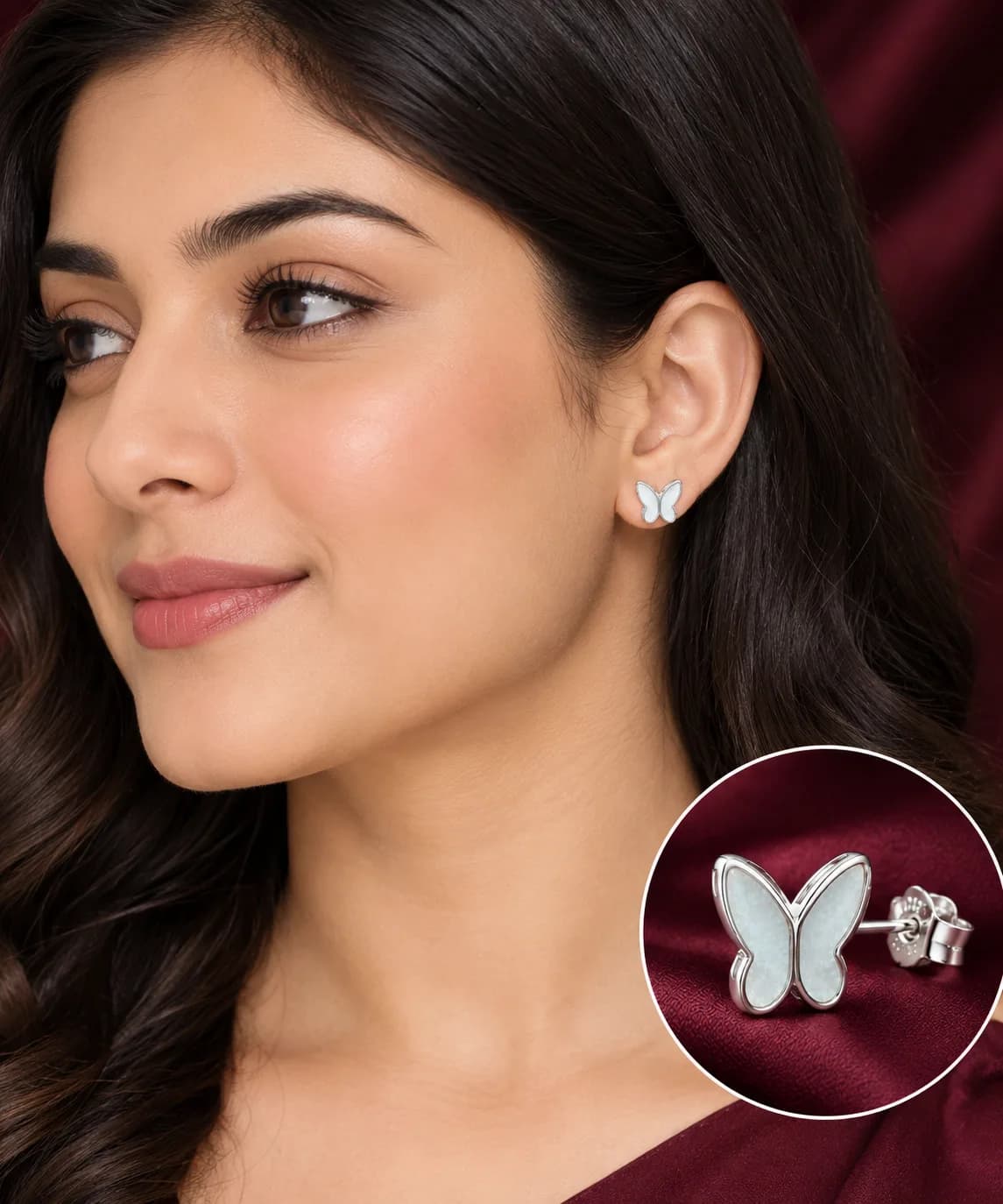 Butterfly Stud Earrings