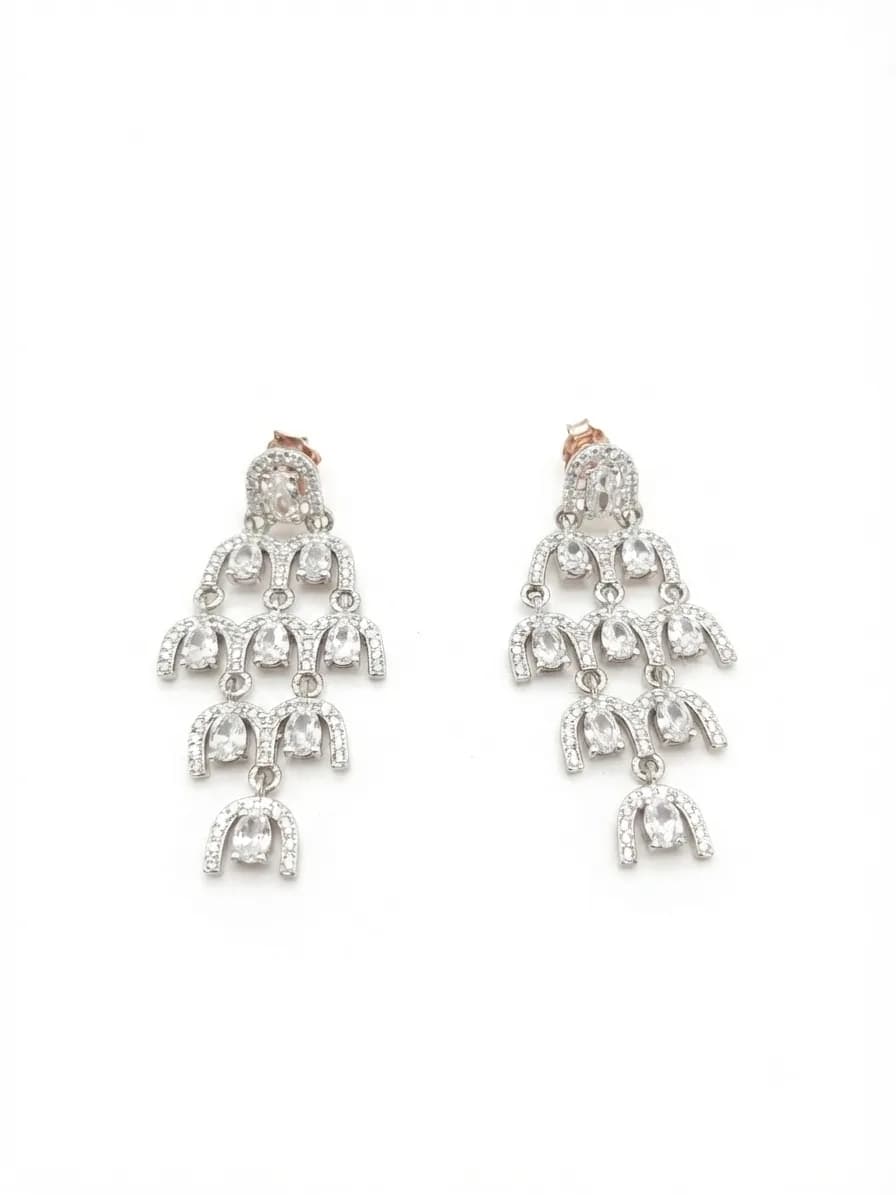 Celestial Cascade Chandelier Earrings