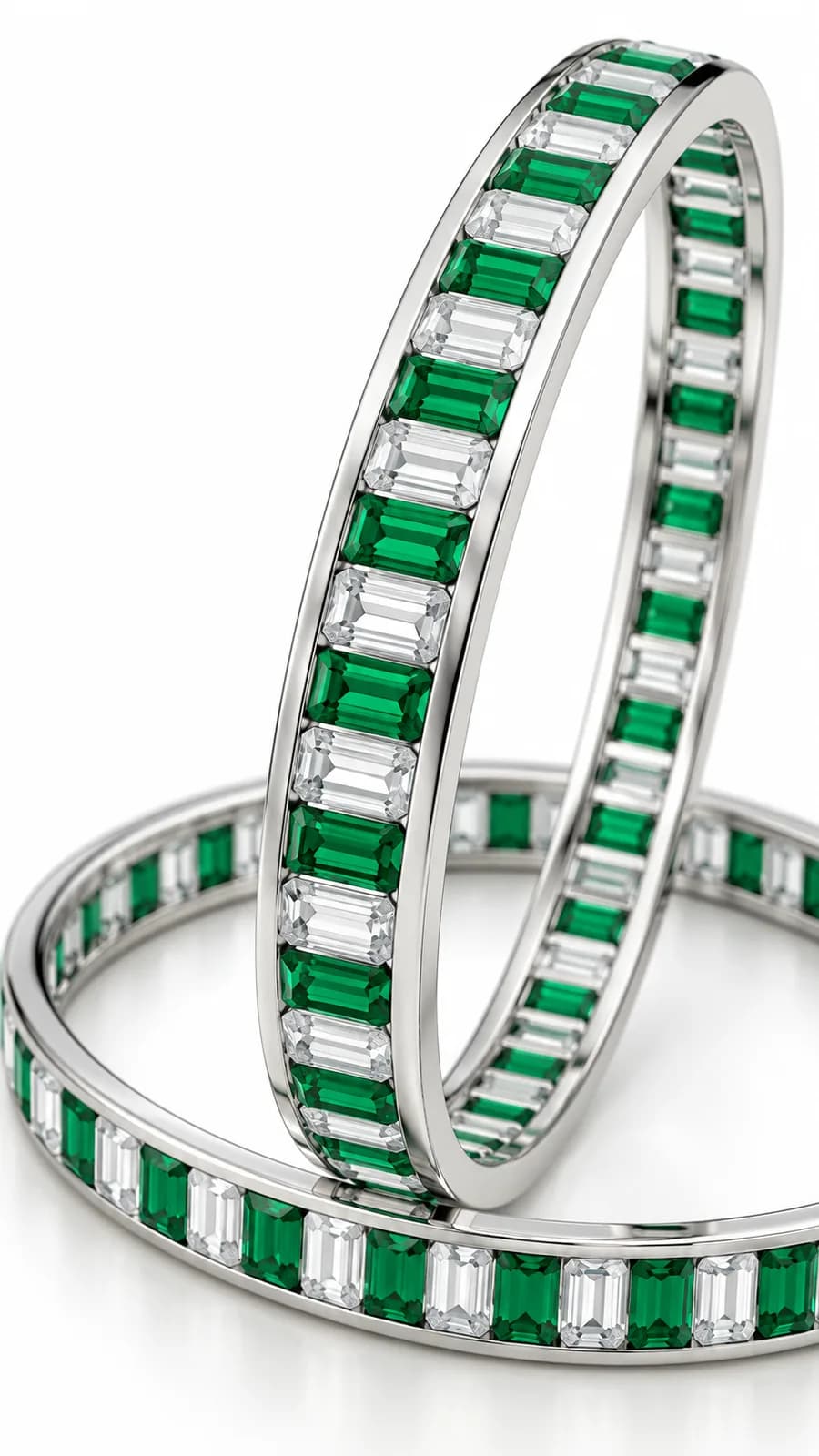 Silver Radiance High-Quality Bangles