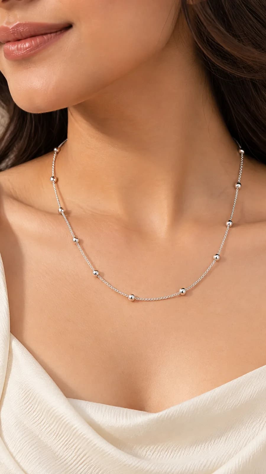 Silver Ball Bead Chain