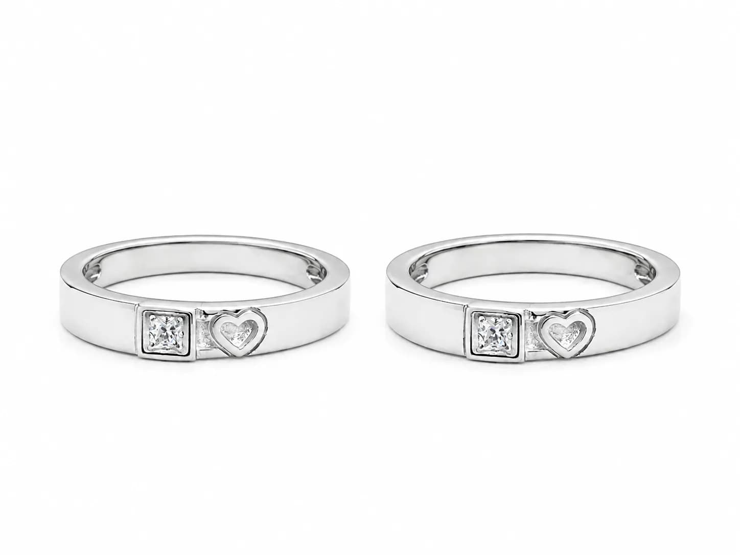 Classic Love Couple Ring