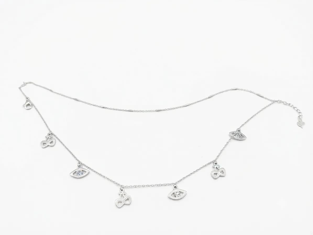 Celestial Evil Eye Charm Anklet