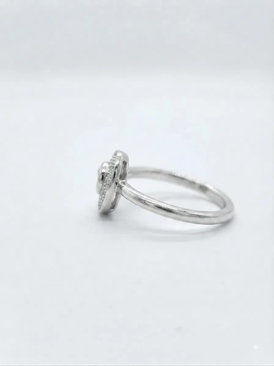 Celestial Spiral Halo Ring