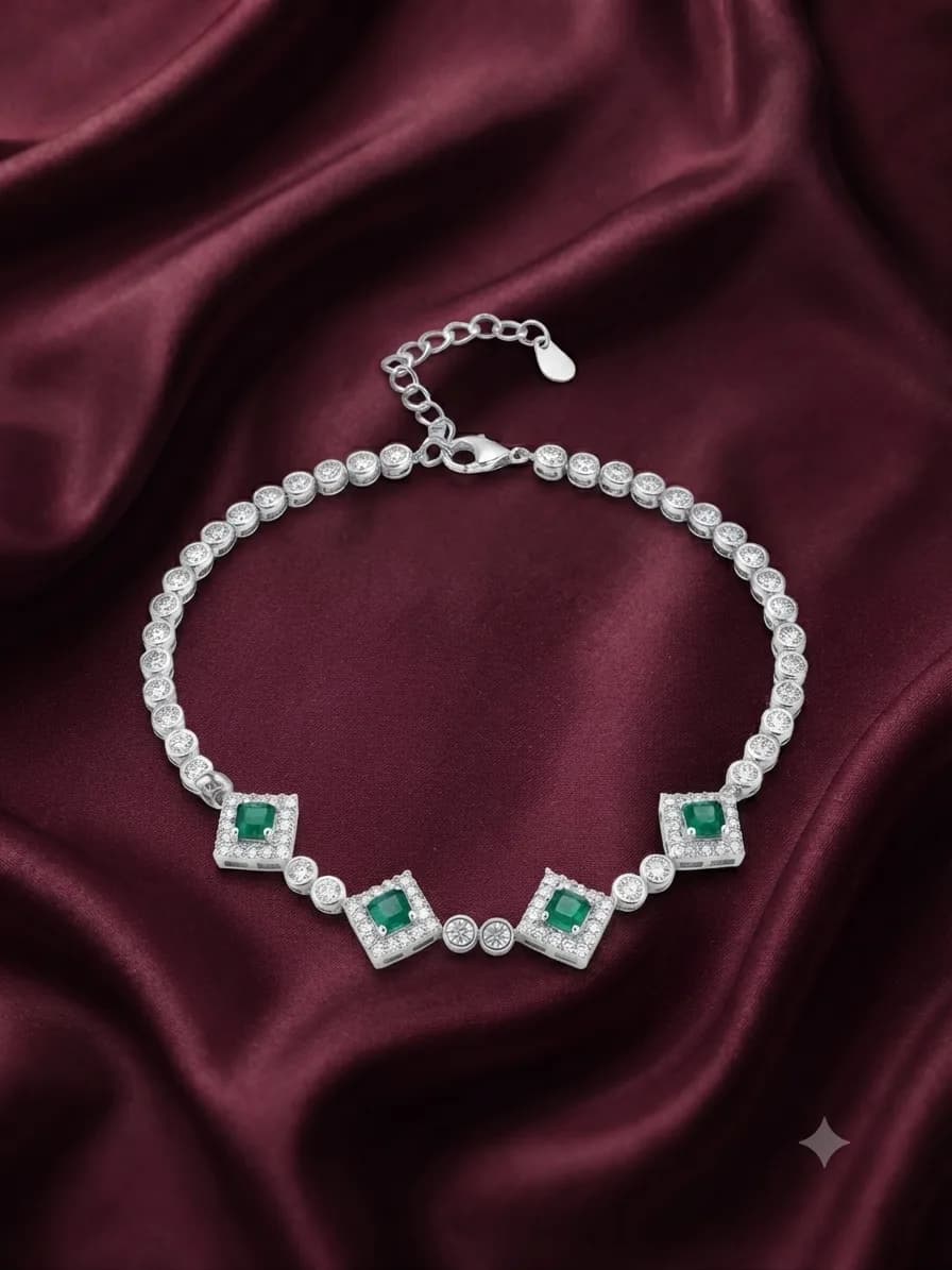 Celeste Emerald Royale Bracelet