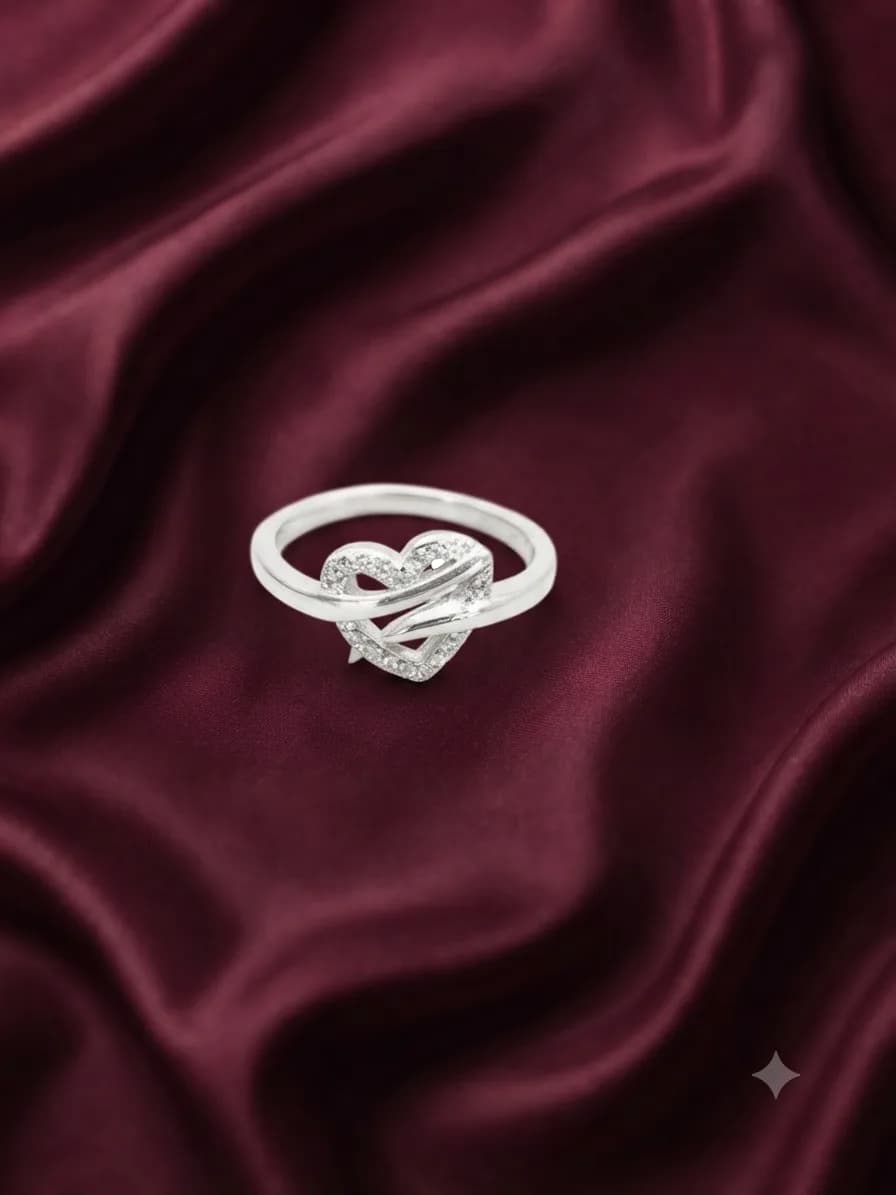 Amoura Infinity Heart Ring