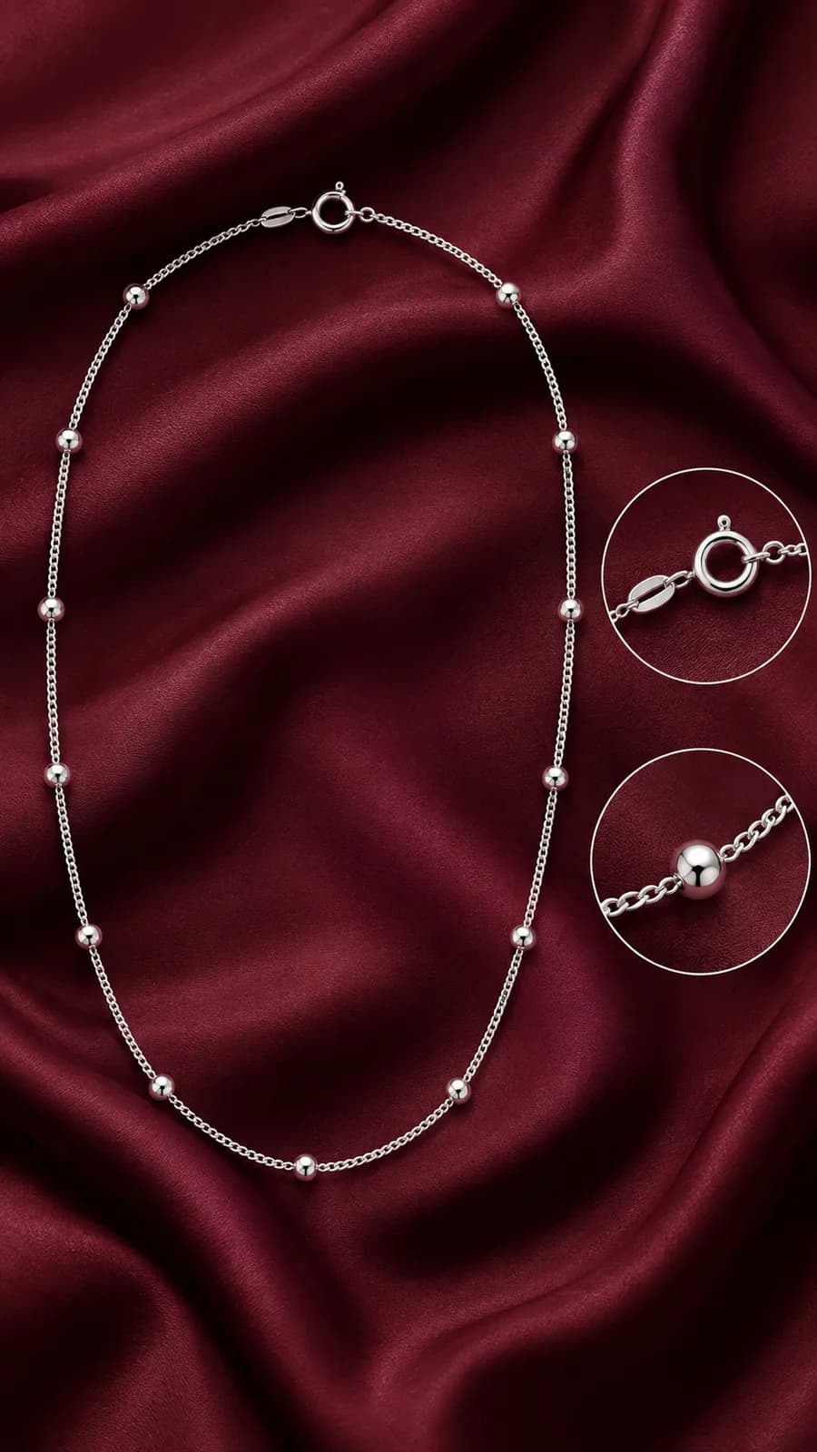 Silver Ball Bead Chain