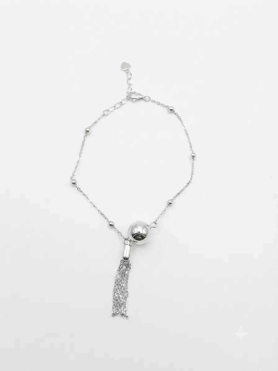 Celeste Orb Tassel Bracelet