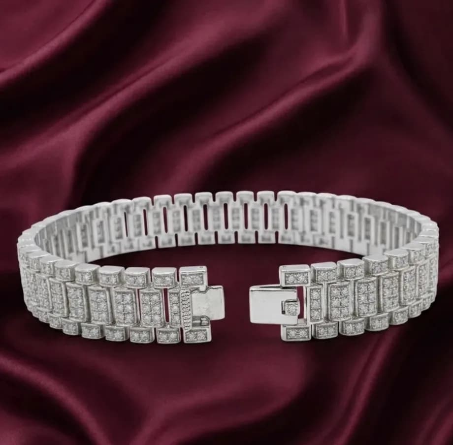 Luxe CZ Link Bracelet