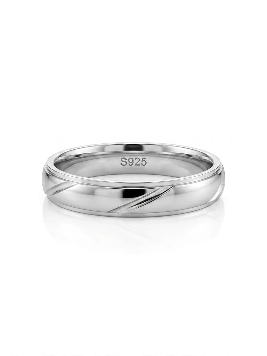 Silver Carved Ring