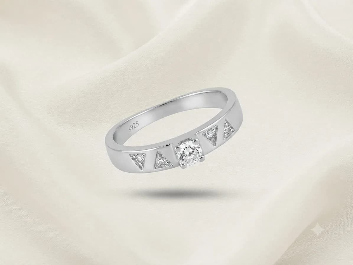Silver Radiance Ring