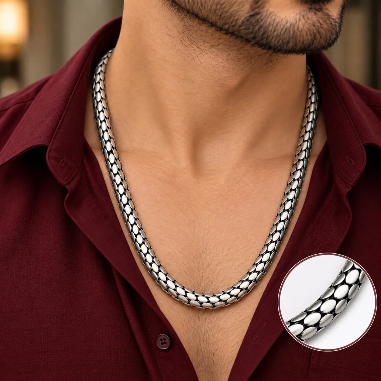 Luxe Scale Snake Chain