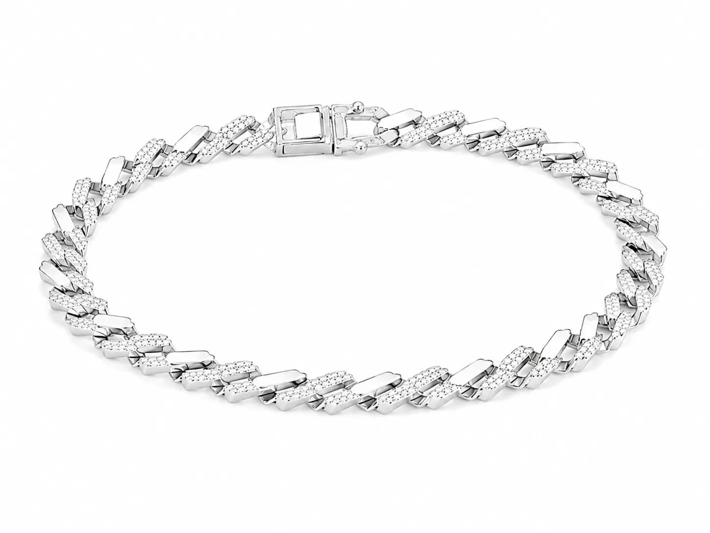 Premium Sparkling Cuban Link Bracelet