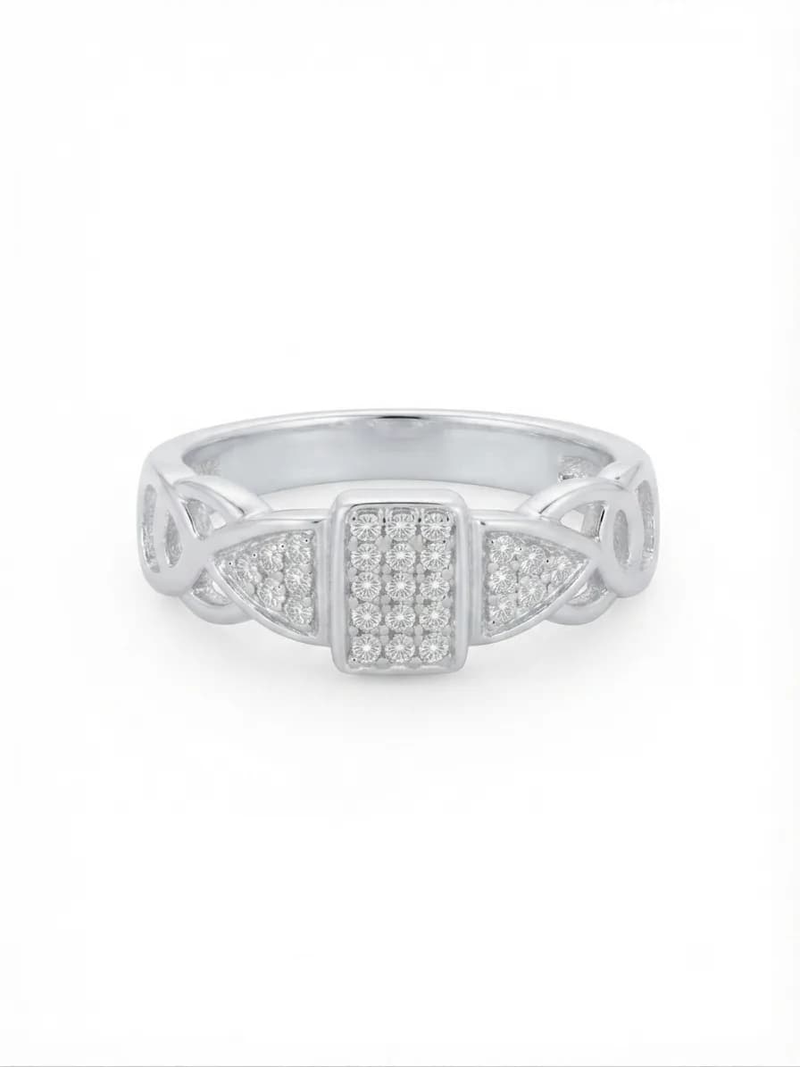 Silver Cluster Ring