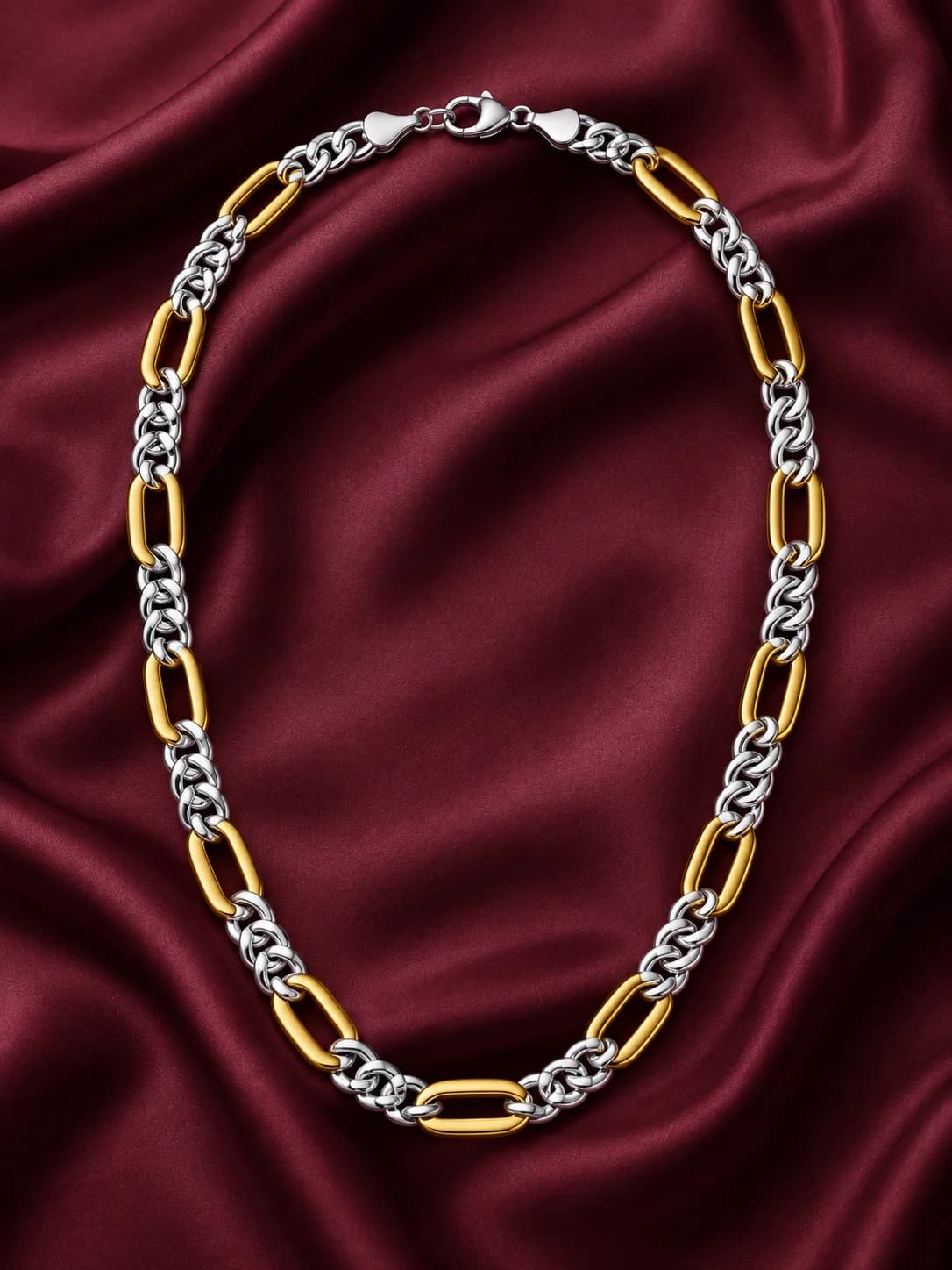 Silver Gold Link Chain