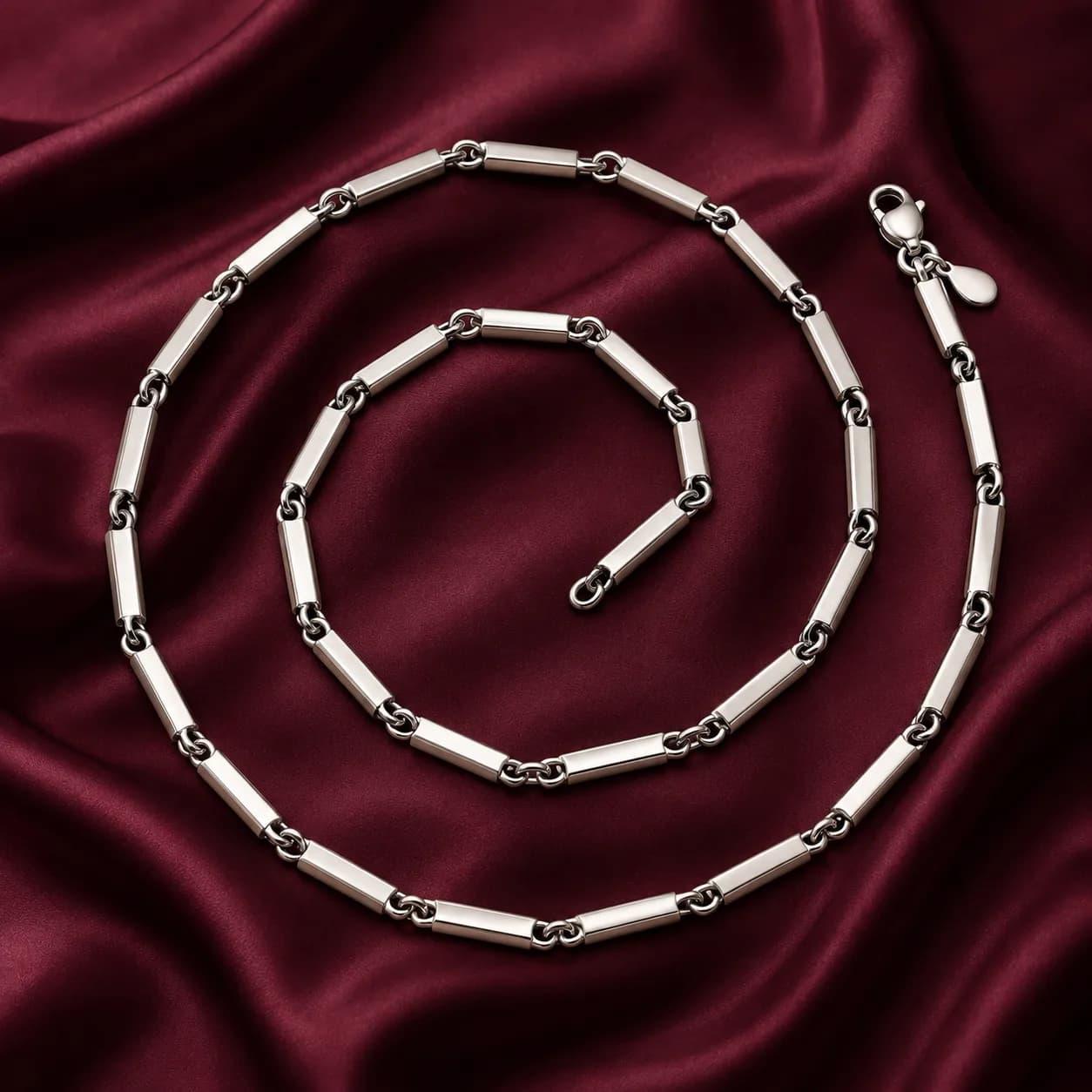 Sterling Bar Link Chain