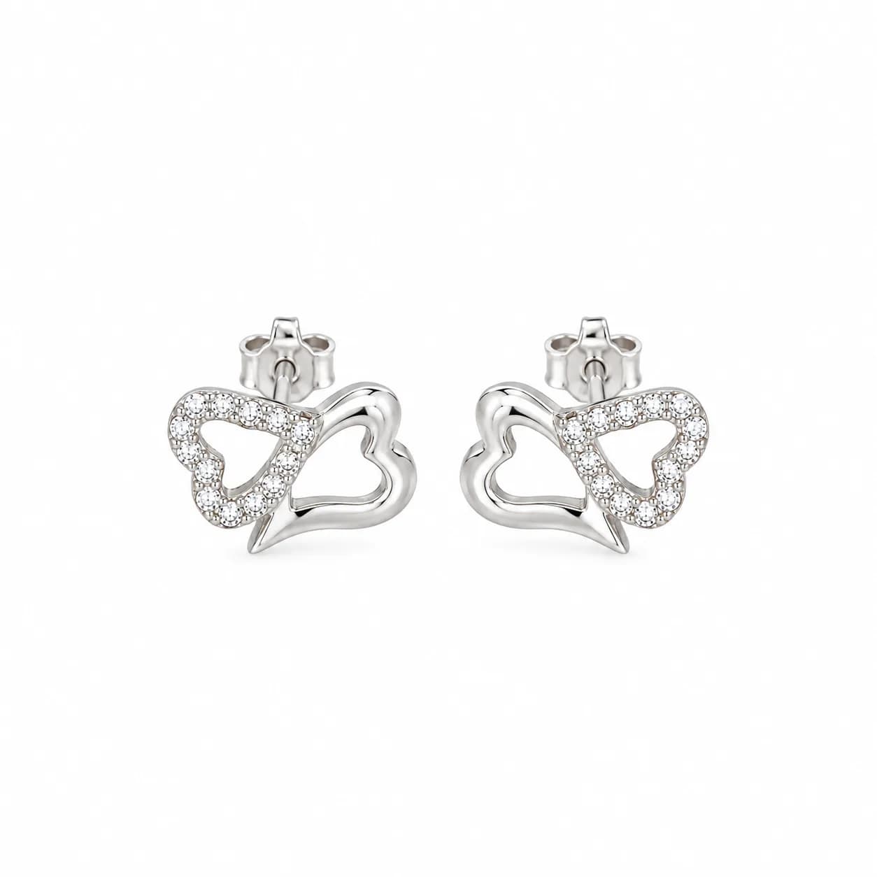 Silver Heart Earring