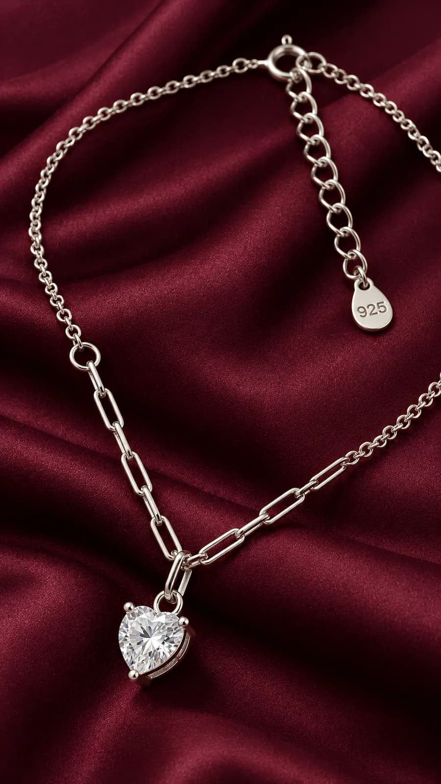 Silver Heart Link