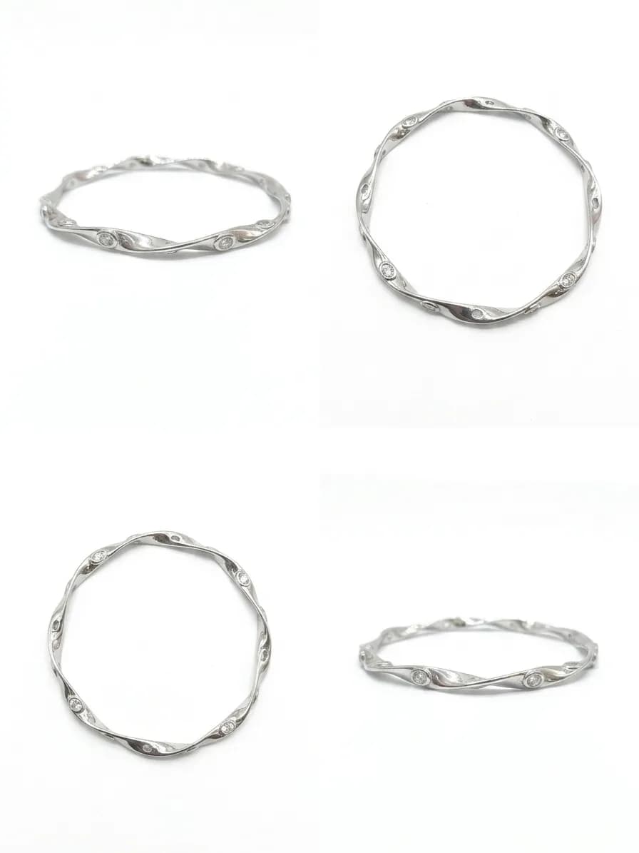 Twisted Wave Bangle