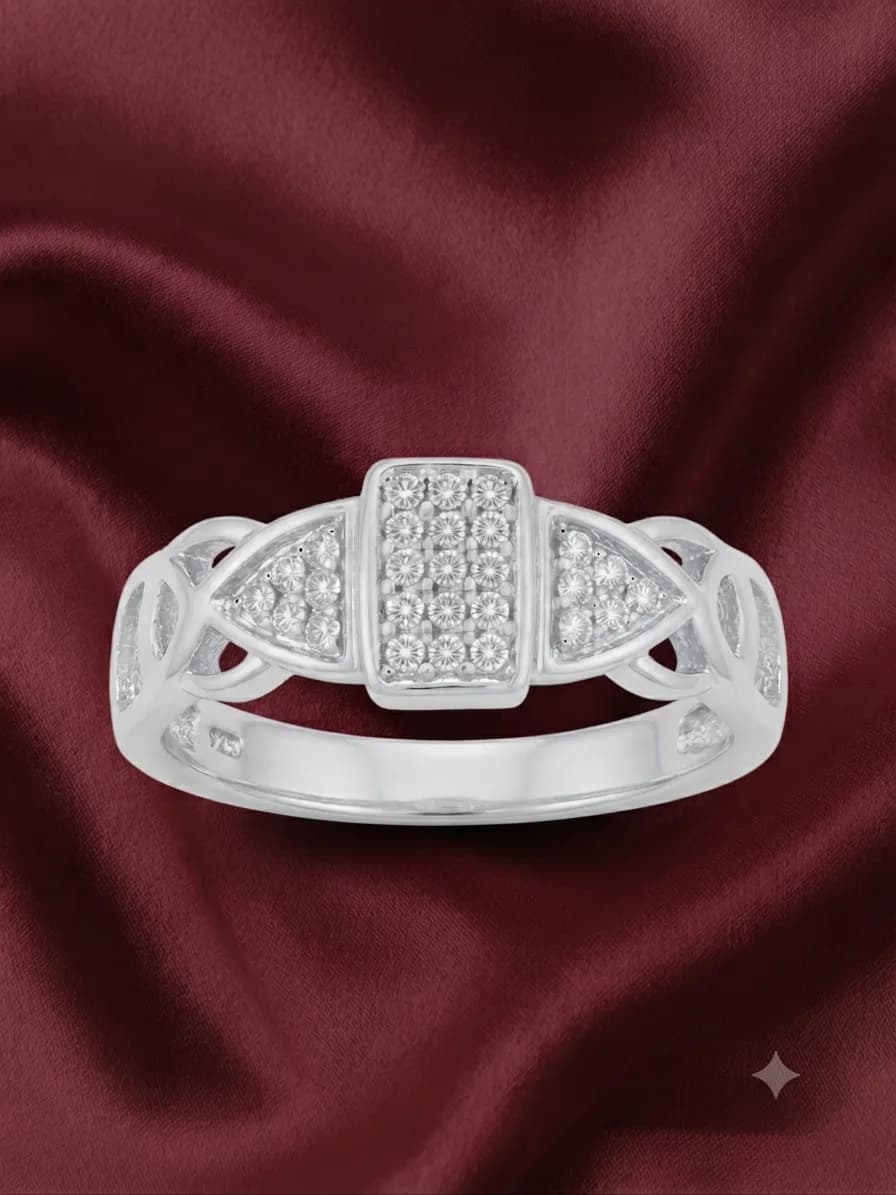 Silver Cluster Ring
