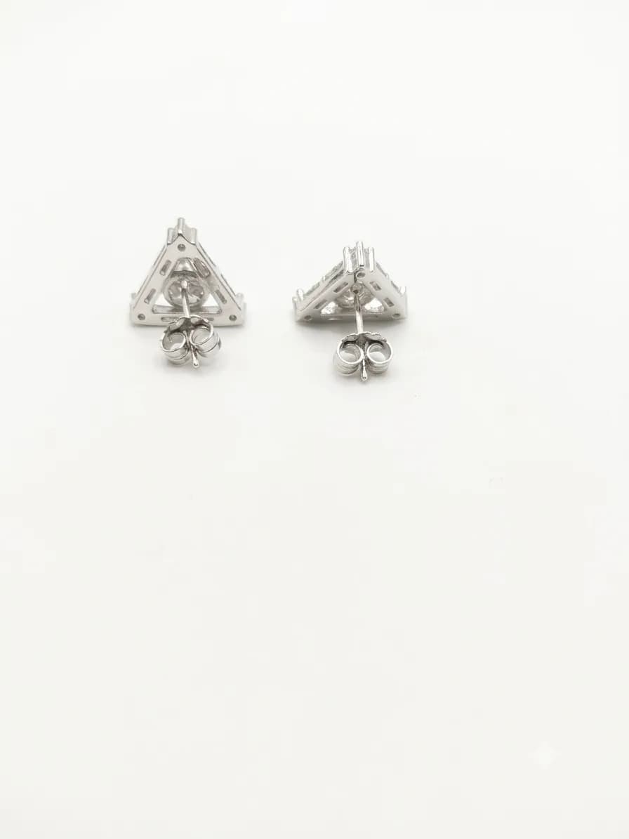 Aurelia Triangle Stud Earrings