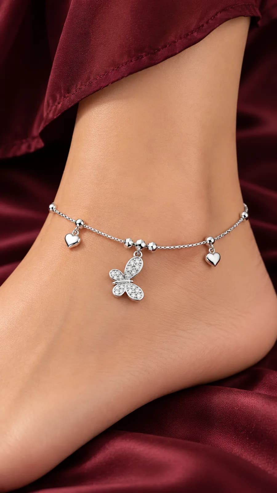 Amour Heart Anklet