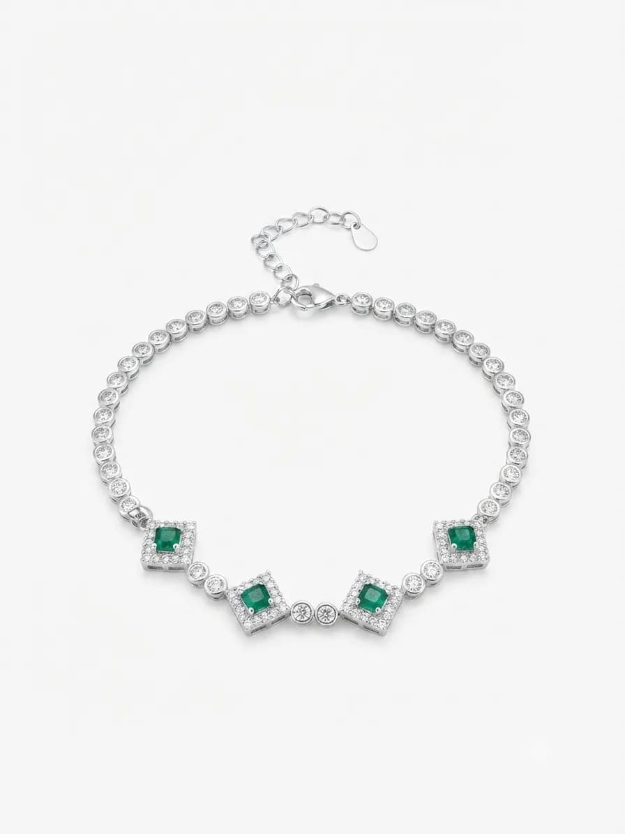 Celeste Emerald Royale Bracelet