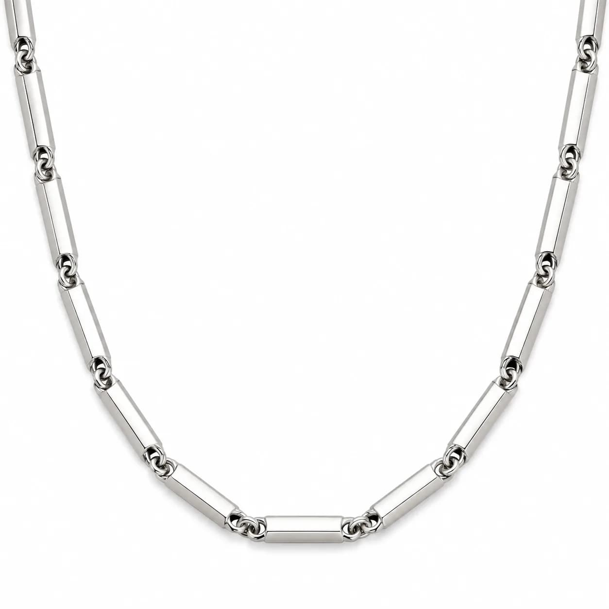 Sterling Bar Link Chain