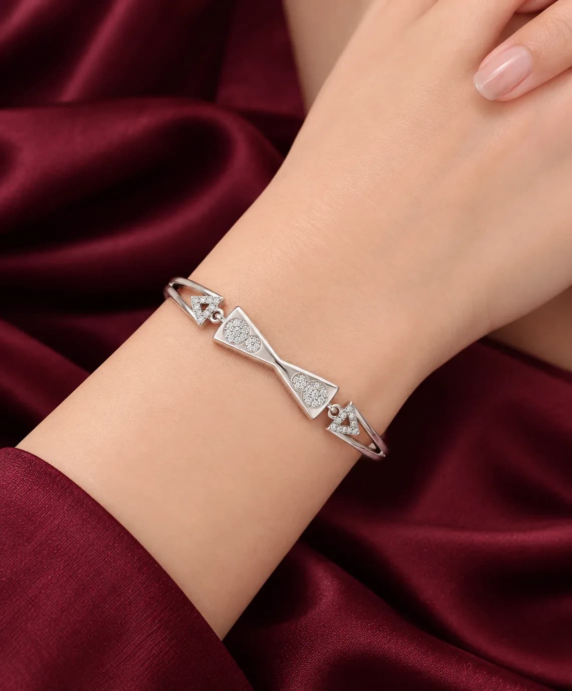 Celeste Twin Hearts Bracelet