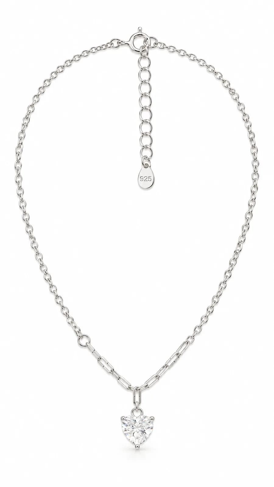 Silver Heart Link